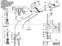 Page B Diagram and Parts List for XR-85  Weed Eater Trimmer